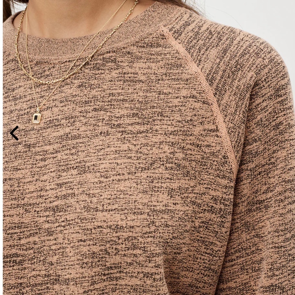 LIKE NEW. John Elliott Brown Crew Neck Sweater - Picture 3 of 4
